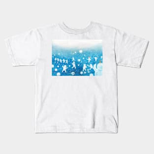 A party for the snowmen Kids T-Shirt